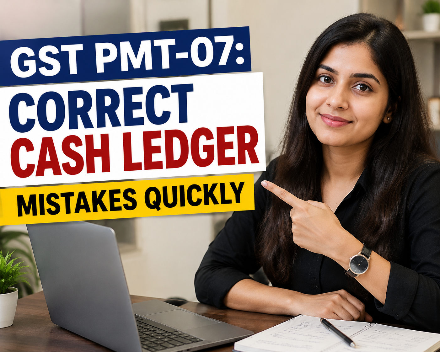 GST PMT-07: Correct Cash Ledger Mistakes Quickly